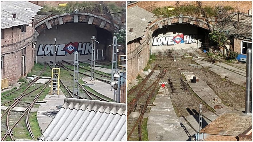 Comienza el desmontaje de las centenarias cocheras de Metro en Cuatro Caminos