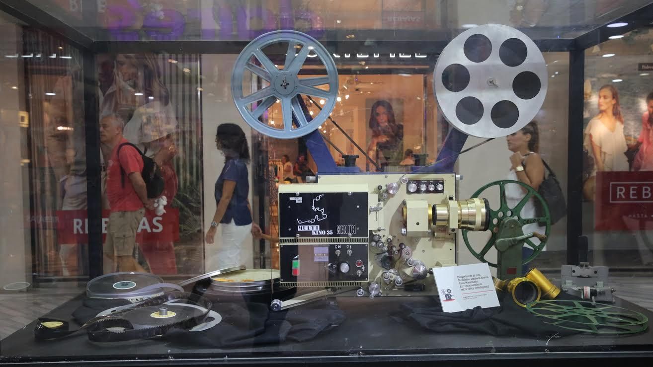 Exposición 'El cine en Gran Canaria'. (ALEJANDRO RAMOS)