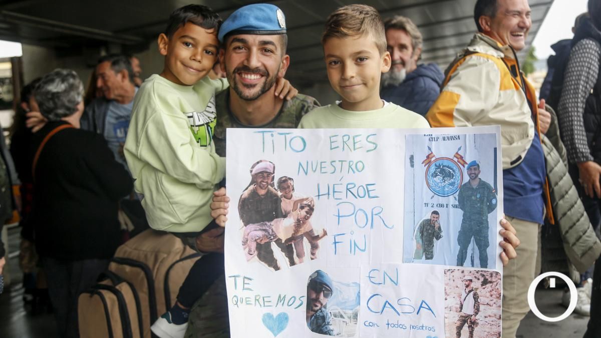 Llegada del Líbano de la Bri X a Córdoba