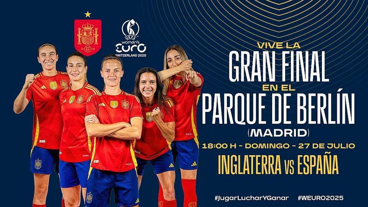 Información de la pantalla gigante en el Parque de Berlín