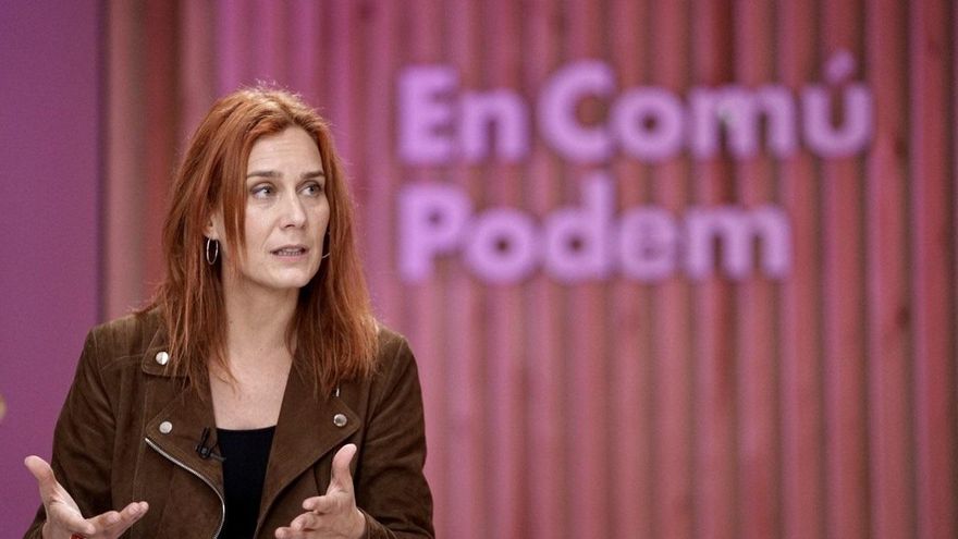 La candidata de los comuns a la Presidencia de la Generalitat, Jéssica Albiach