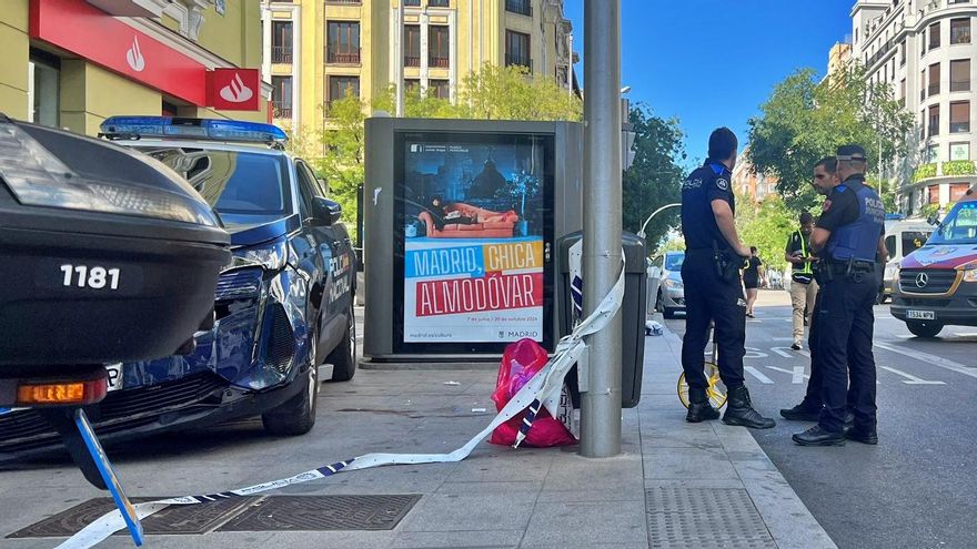 Un coche de la Policía Nacional atropella a un bebé y a otras tres personas en las aceras del distrito Salamanca