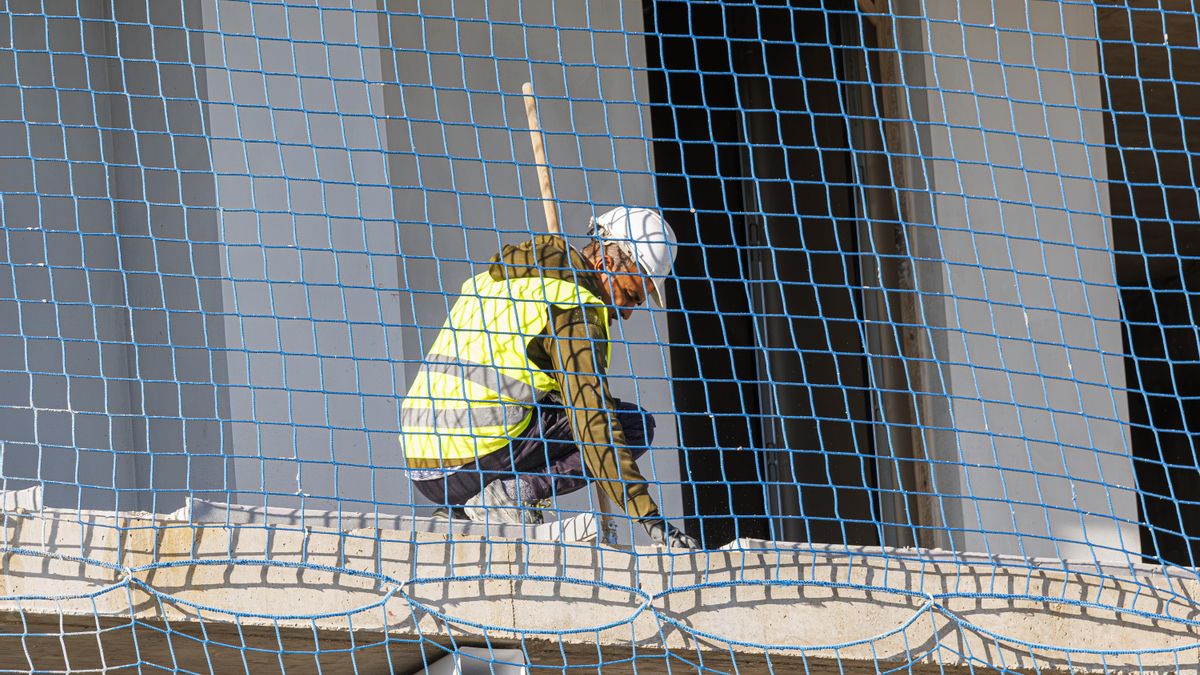 Travailleurs de la construction à Zaragoza