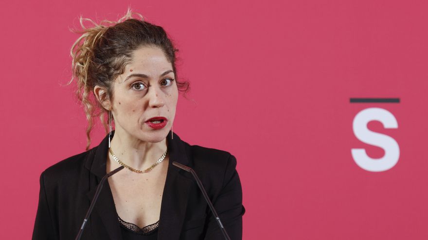 La coordinadora de Movimiento Sumar, Lara Hernández. EFE/ J.J.Guillén