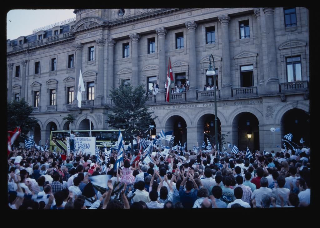 Donostia, 1987: así fue el último gran homenaje masivo a la Real Sociedad tras una Copa del Rey