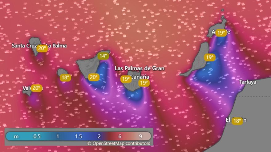 El Gobierno canario activa dos alertas ante el temporal que azotará las islas este fin de semana