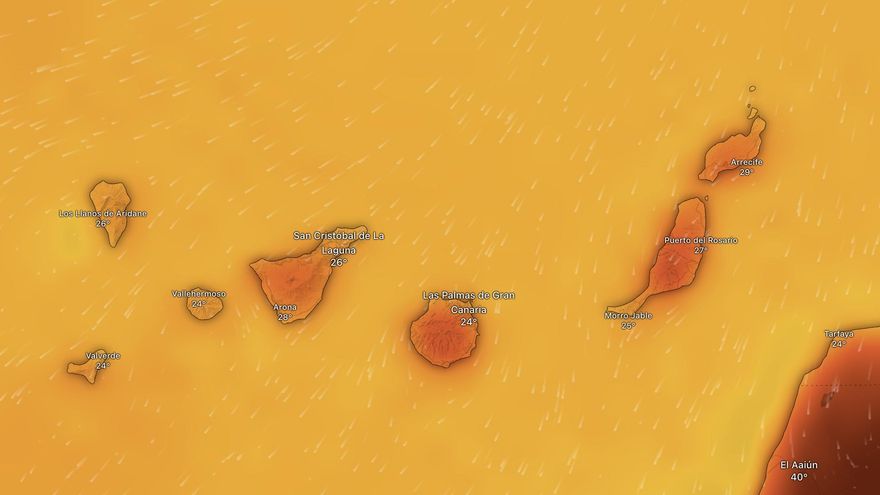 Toda Canarias, en aviso amarillo o naranja por viento y calor