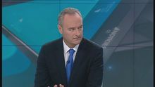 Imagen de Alberto Fabra durante la entrevista en RTVV