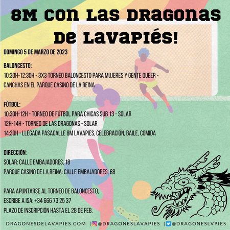 Cartel de los torneos de Dragonas