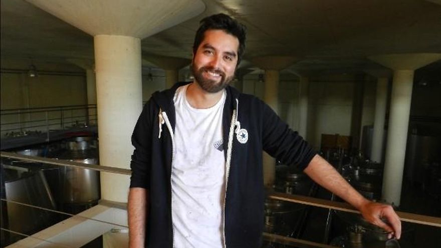 Felipe Cartes, joven ingeniero agrónomo y enólogo chileno.