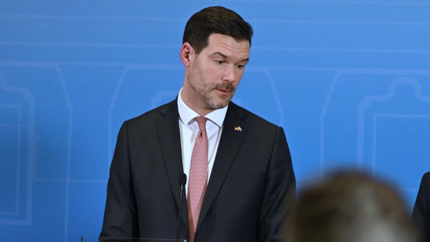 El ministro de migraciones sueco, Johan Forssell