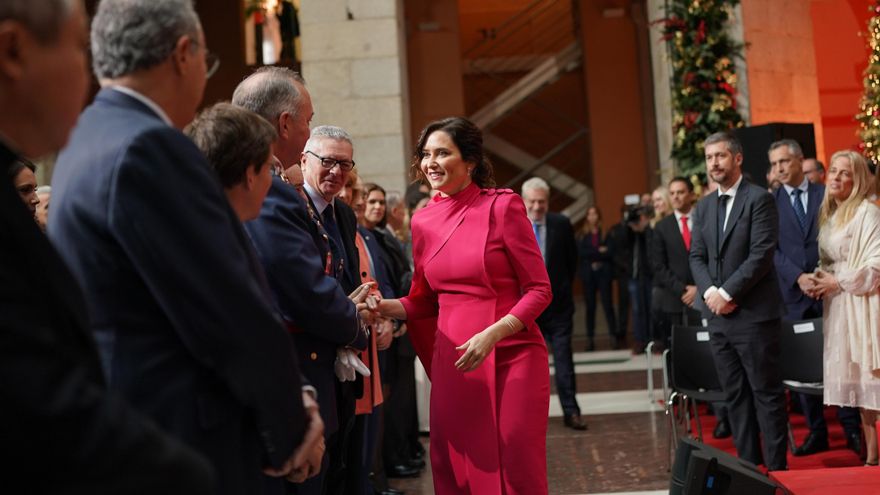 Ayuso, en un acto por la Constitución: "Seguimos luchando contra ETA en sus diferentes versiones"