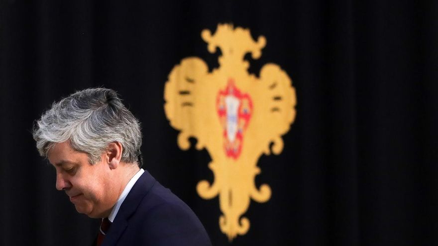 El exministro de Finanzas de Portugal y presidente saliente del Eurogrupo, Mário Centeno.