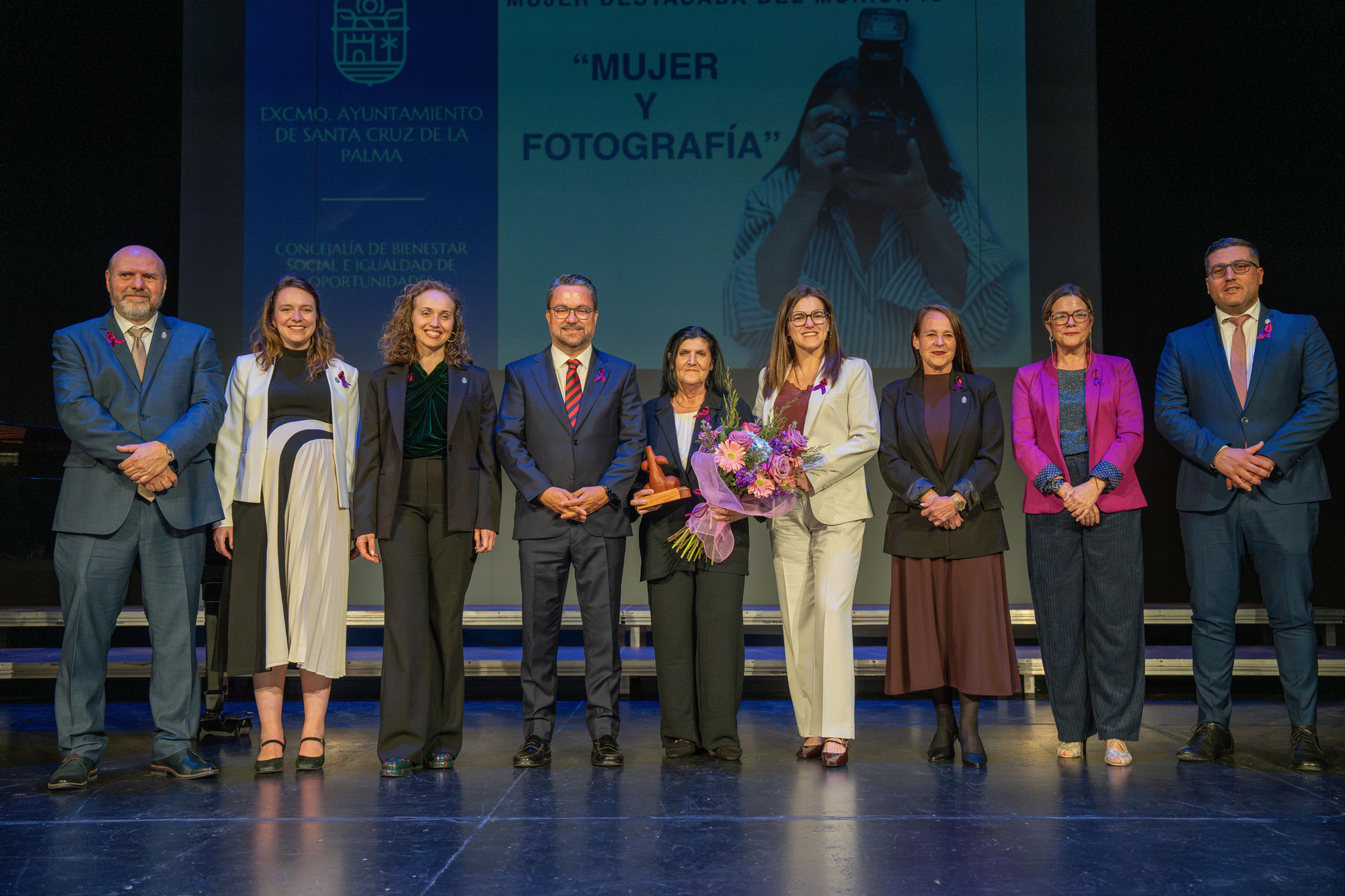 Santa Cruz de La Palma reconoce a Nieves Gloria Concepción González como Mujer Destacada del Municipio 2026.