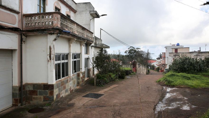 Albergue del Corvo en Moya, donde Cruz Roja tiene cedida la gestión para la atención humanitaria de emergencia de un grupo de personas que llegó a Gran Canaria en patera.