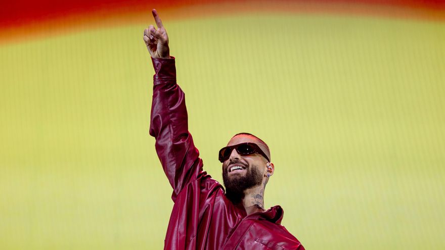 Maluma regala una noche mágica a Medellín, que también aplaudió a Juanes y a Marc Anthony