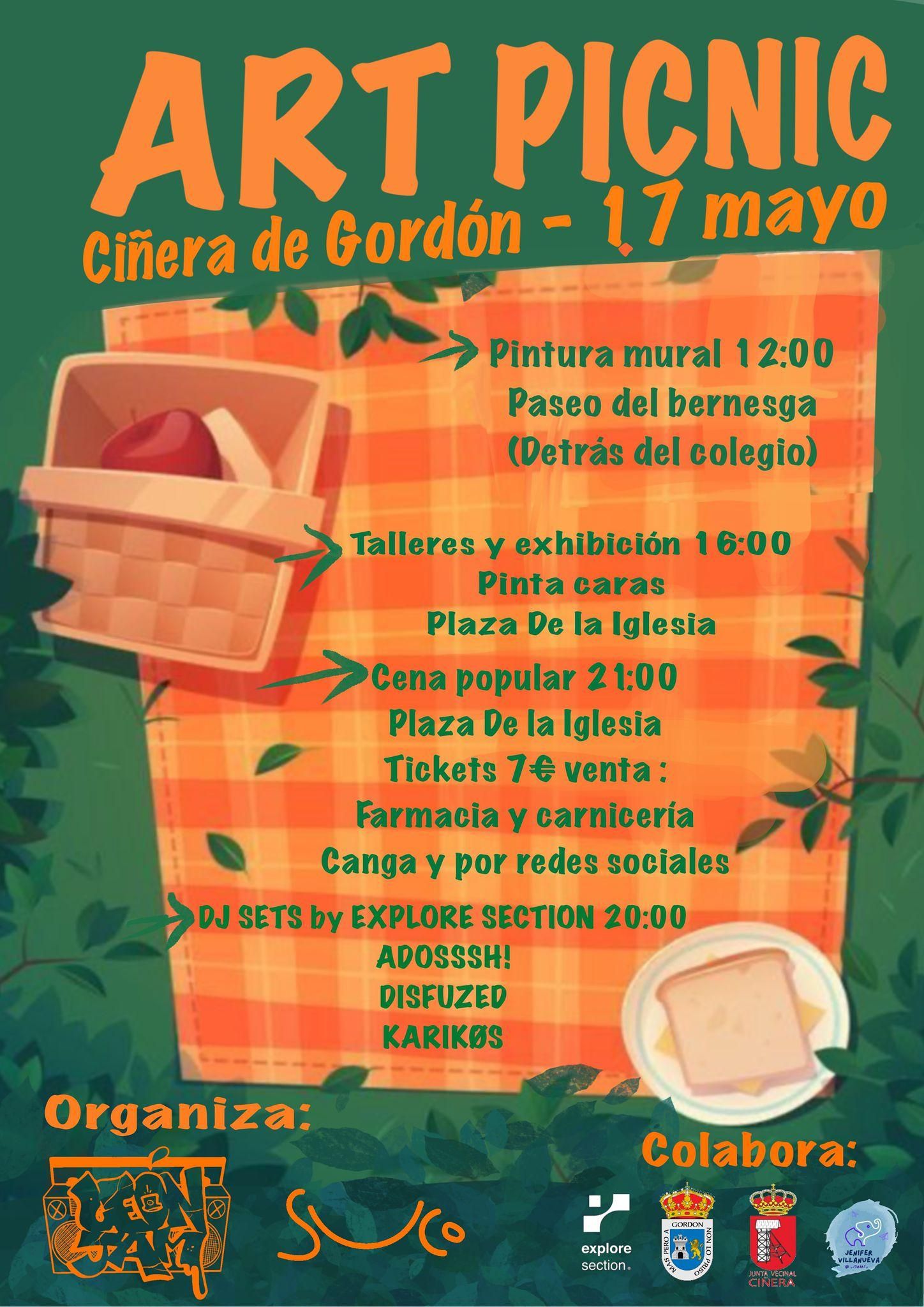 'Art picnic' en Ciñera.