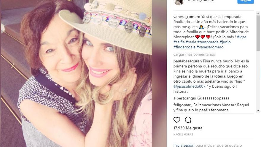 Instagram de Vanesa Romero