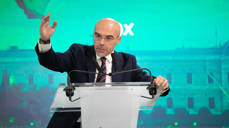 El eurodiputado y portavoz del Comité de Acción Política de Vox, Jorge Buxadé