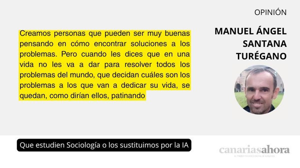 Que estudien Sociología o los sustituimos por la IA