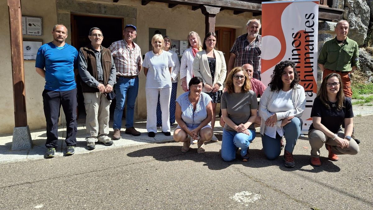 Presentación de Caminos Trashumantes en Salamón.