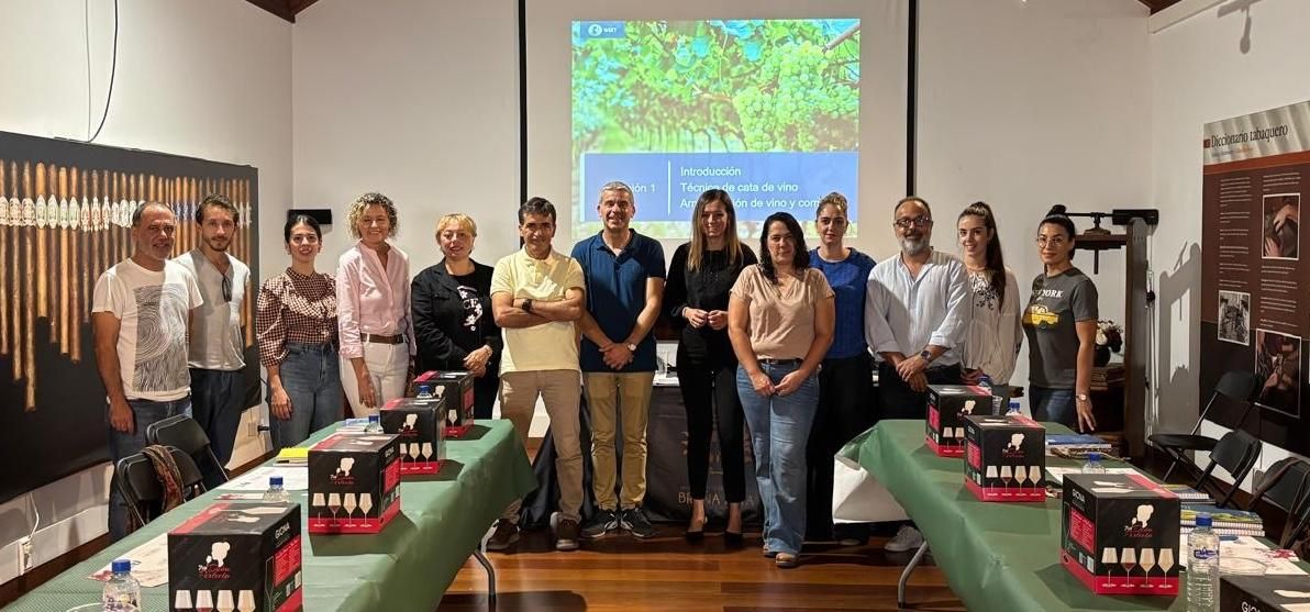 El Cabildo forma al máximo nivel internacional a profesionales del sector vitivinícola y gastronómico.