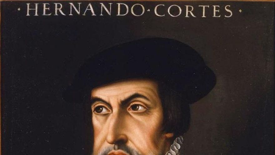 Retrato de Hernán Cortés