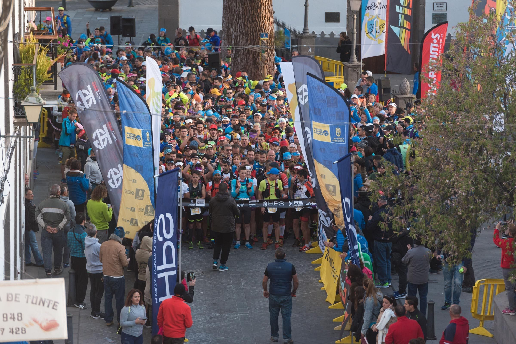 Salida desde Tunte de la Started (30 hm). Imagen. organización.