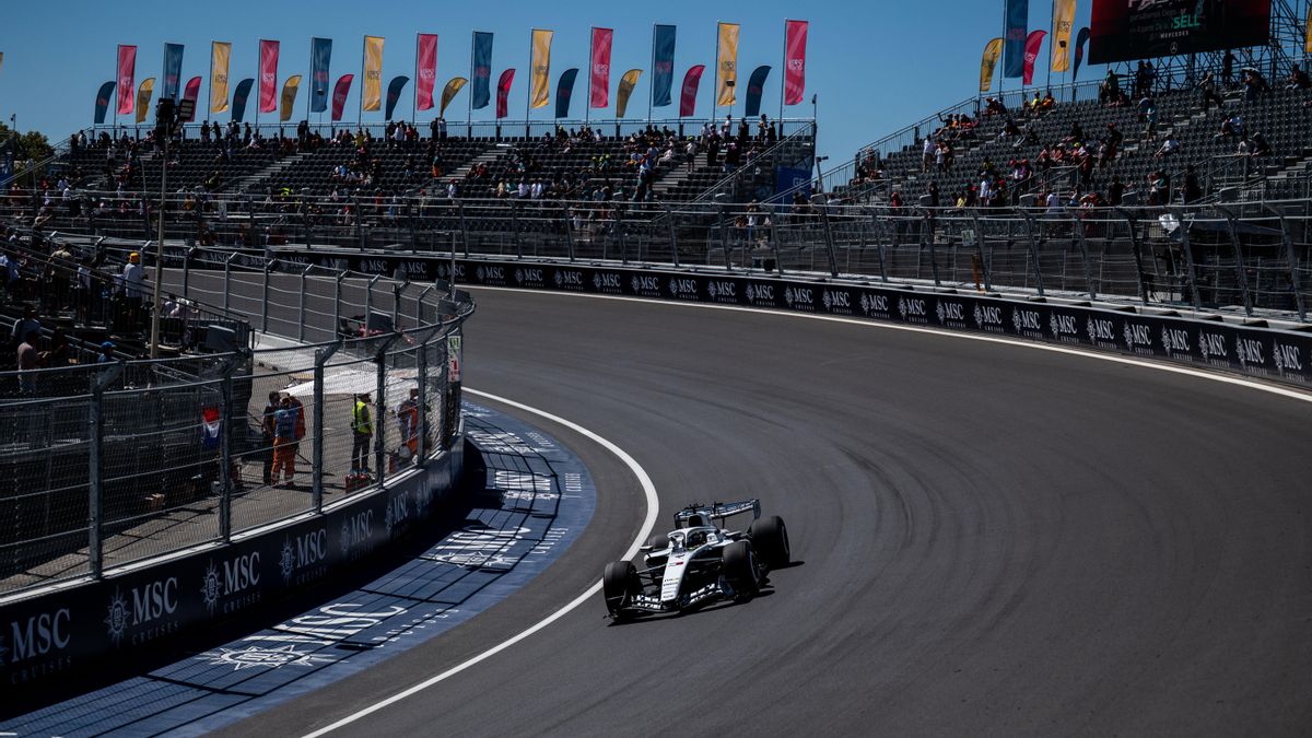 El coche de Sergio Pérez durante el Gran Premio de España de Fórmula 1 de 2026.