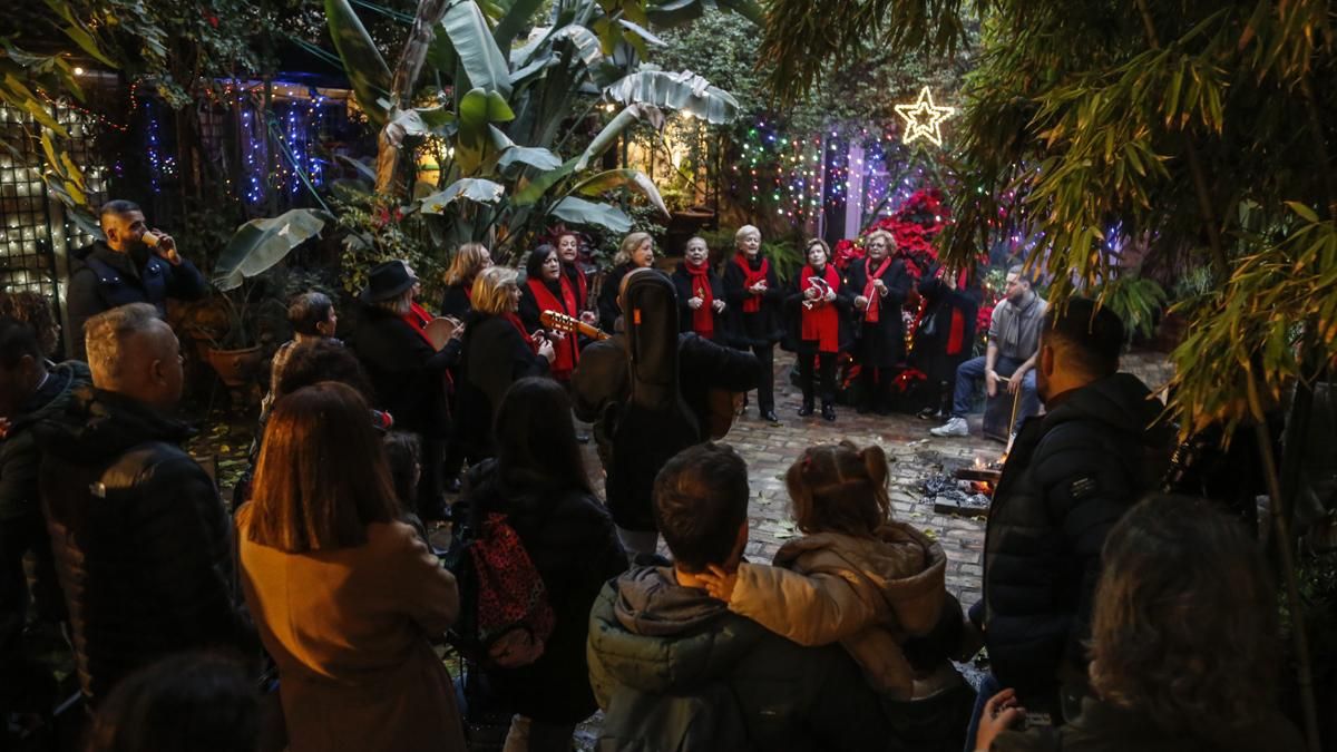 Patios en Navidad 2025