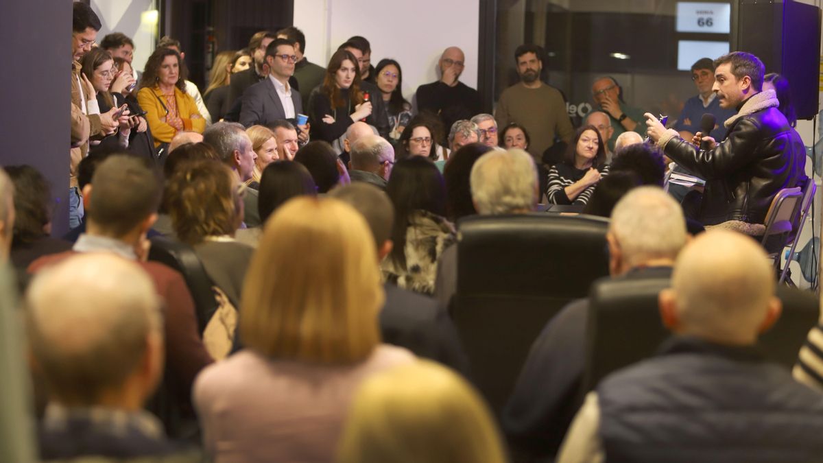 Pablo Simón durante el debate en elDiario.es