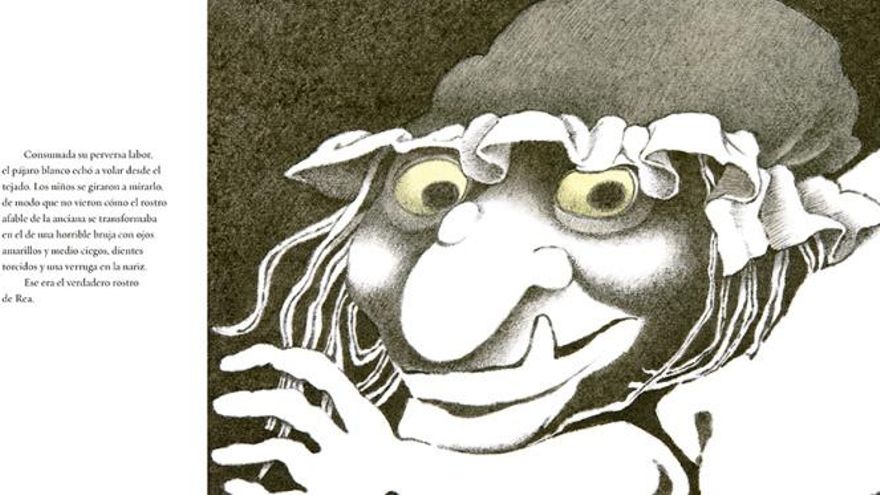 Ilustración del 'Hansel y Gretel' de Stephen King y Maurice Sendak