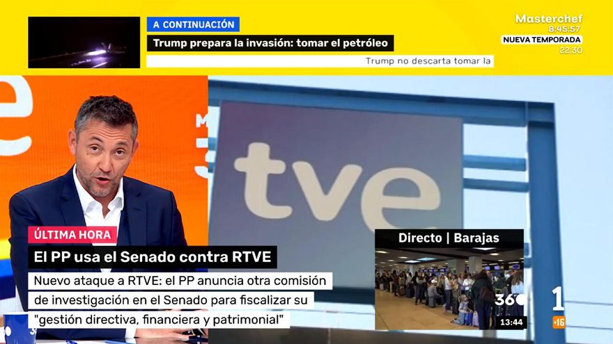 Javier Ruiz reacciona a la comisión del PP contra RTVE: "Lo que parece molestar a la ultraderecha es que no cantemos el Cara al sol"