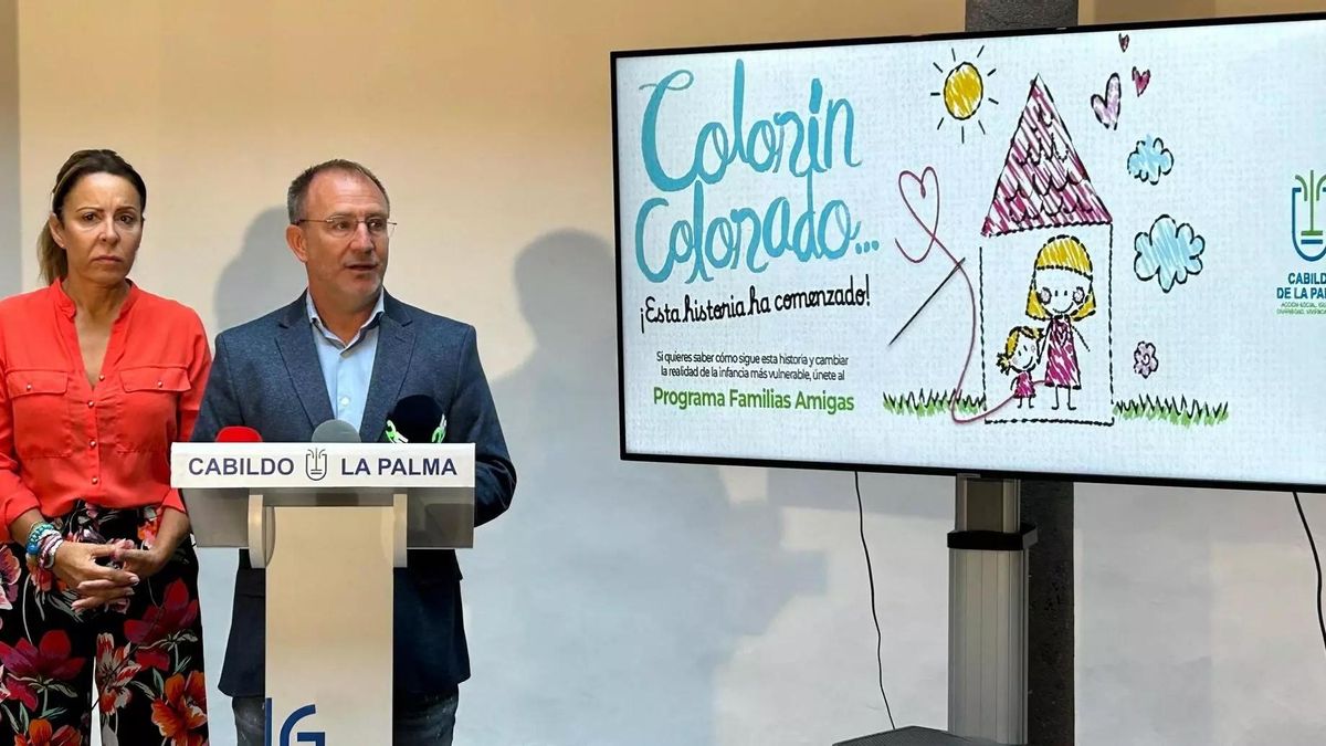 Imagen de archivo de la presentación del programa Familias Amigas  en  2024.