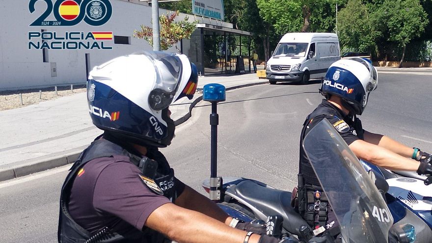Agentes de la Policía Naciona en Jerez