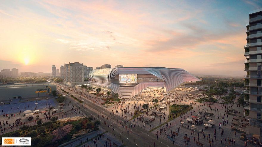 Así será el Casal España Arena de València.