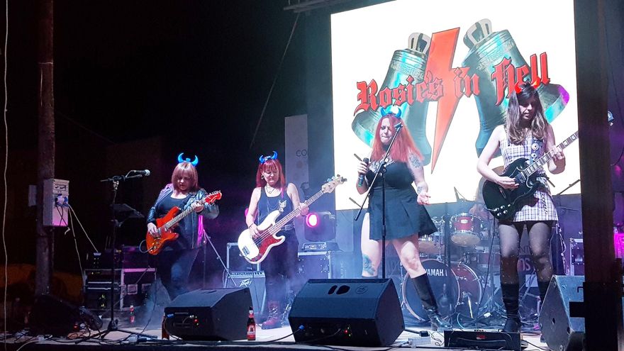 El único tributo femenino a AC/DC en España tocará en la V edición del festival Gachas Rock
