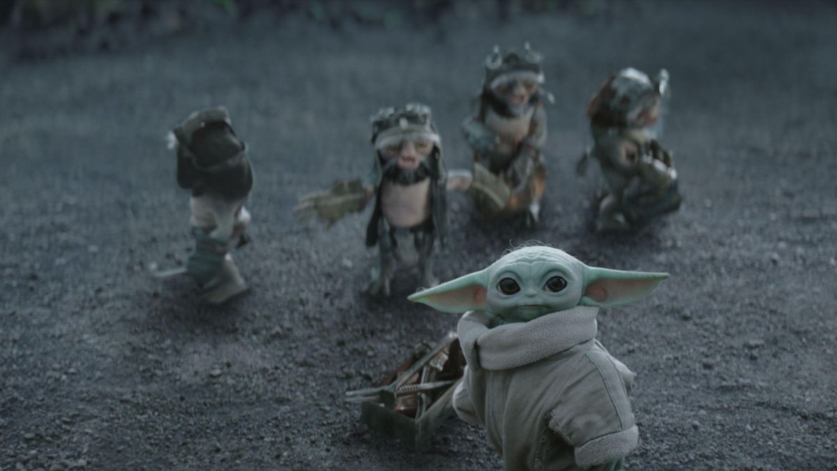 Grogu en la nueva película del universo Star Wars: 'The Mandalorian and Grogu'