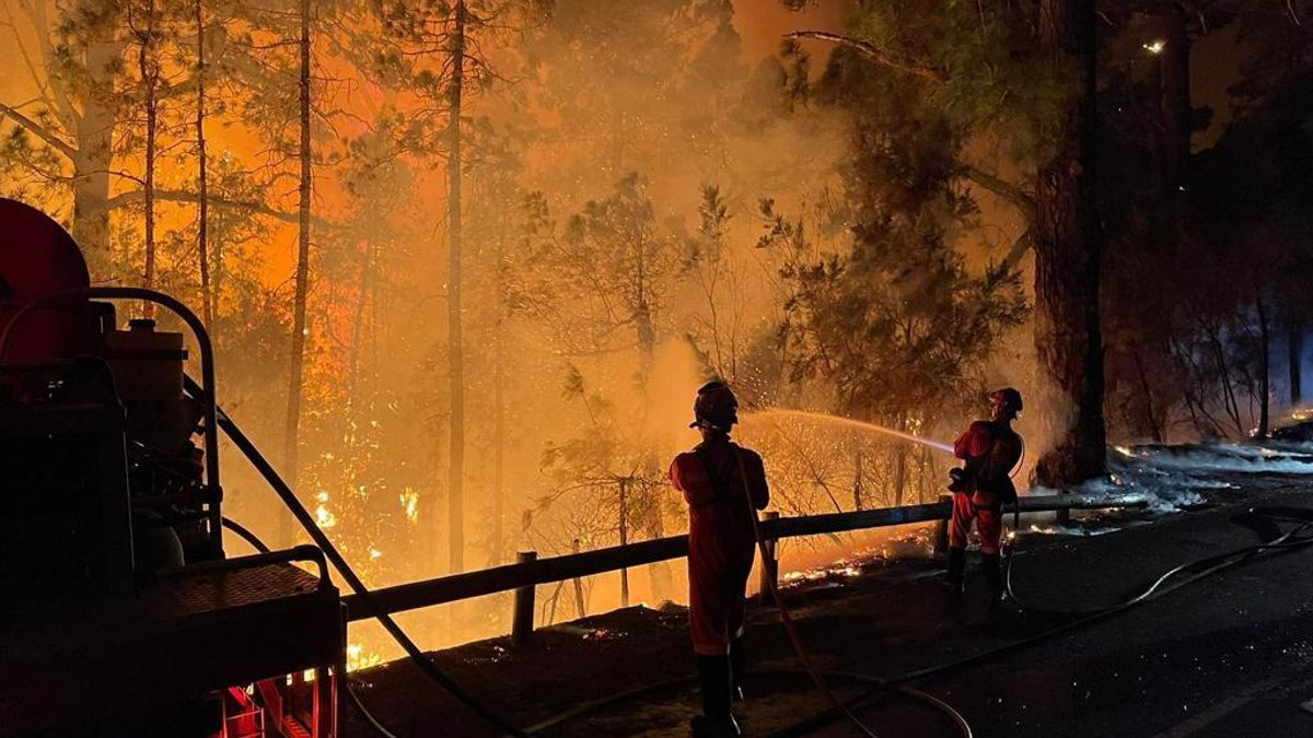 Las imágenes más impactantes del incendio de Tenerife