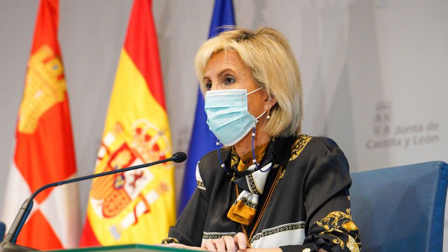 La consejera de Sanidad de la Junta de Castilla y León, Verónica Casado.