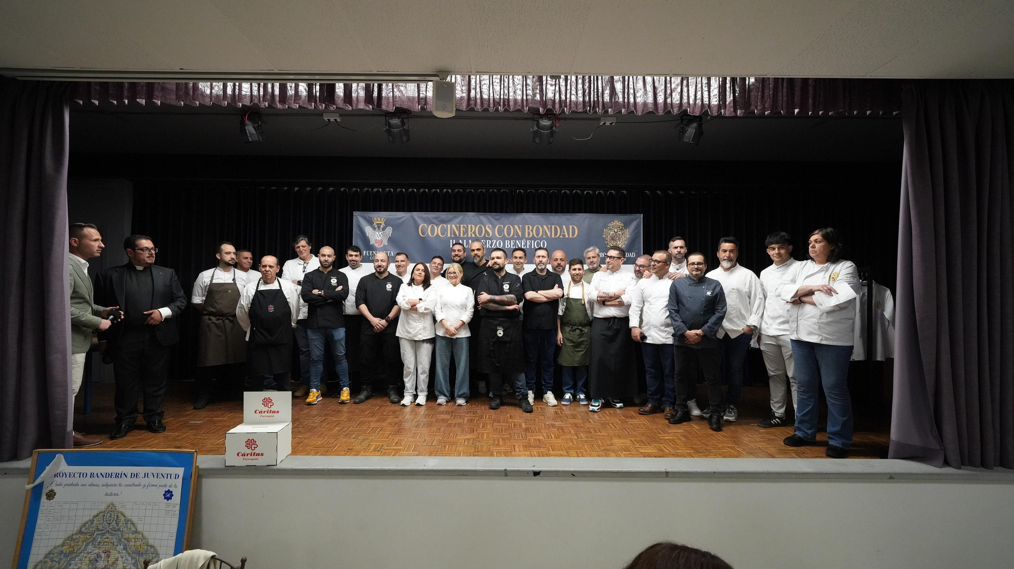 El almuerzo benéfico de 'Cocineros de bondad', en imágenes