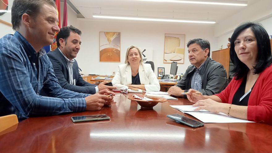 Un momento de la reunión.