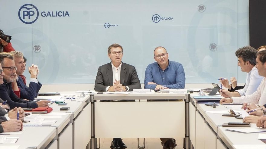 Feijóo preside un comité de dirección del PPdeG para "analizar los resultados" del 28A y "planificar" el 26M