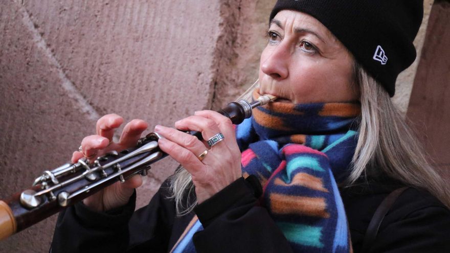 La dulzaina junto al tamboril es uno de los elementos más característicos en San Vicente