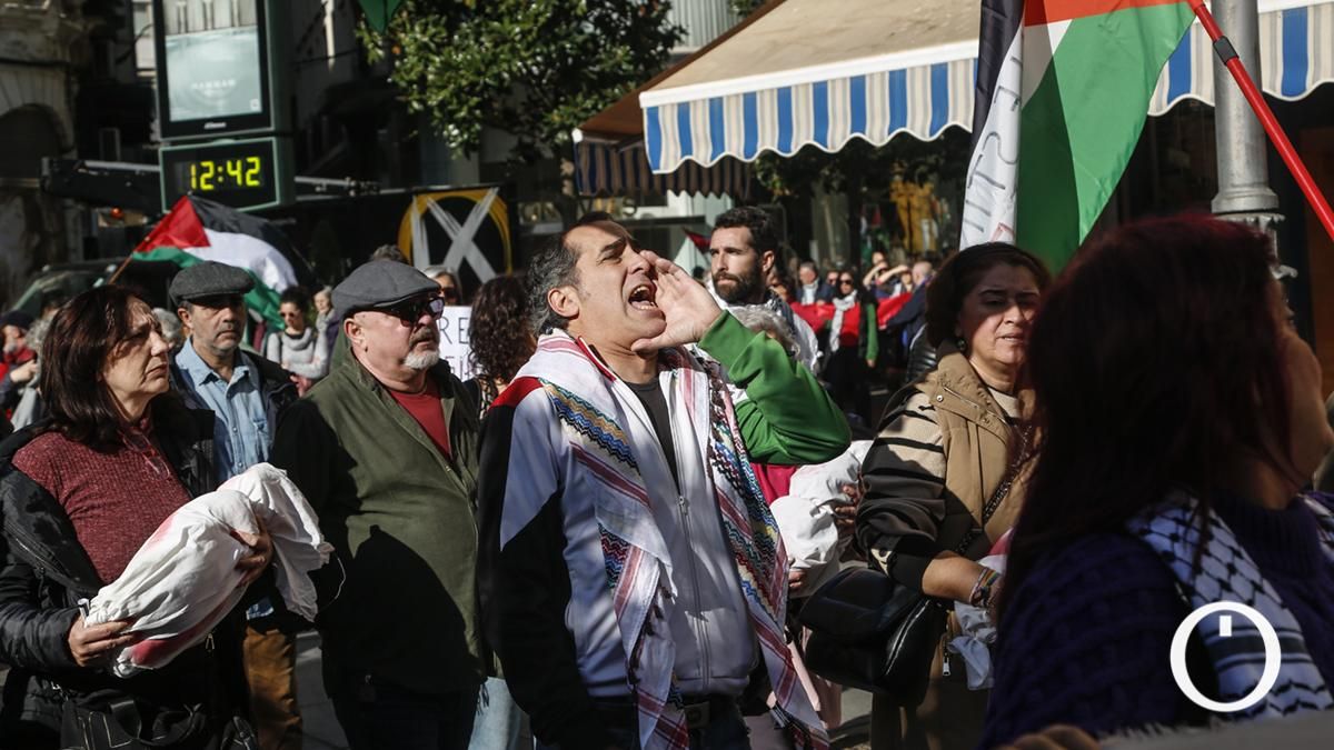 Manifestación en apoyo a Palestina