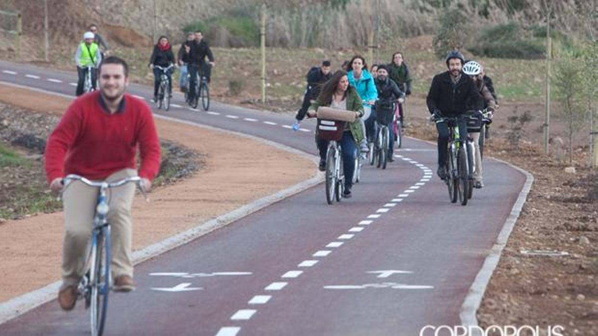 Carril Bici en Córdoba hasta Rabanales.