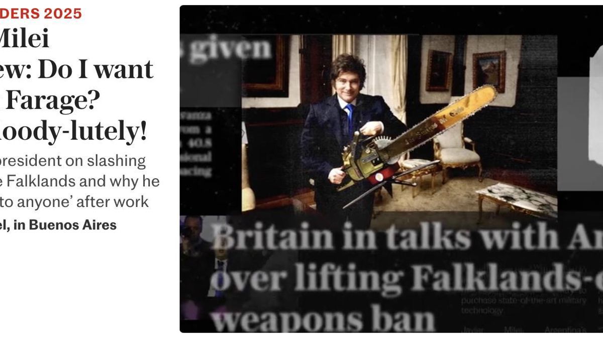 Milei anunció que irá a Londres en 2026, habló de Malvinas y negocia levantar el embargo inglés a la compra de armas