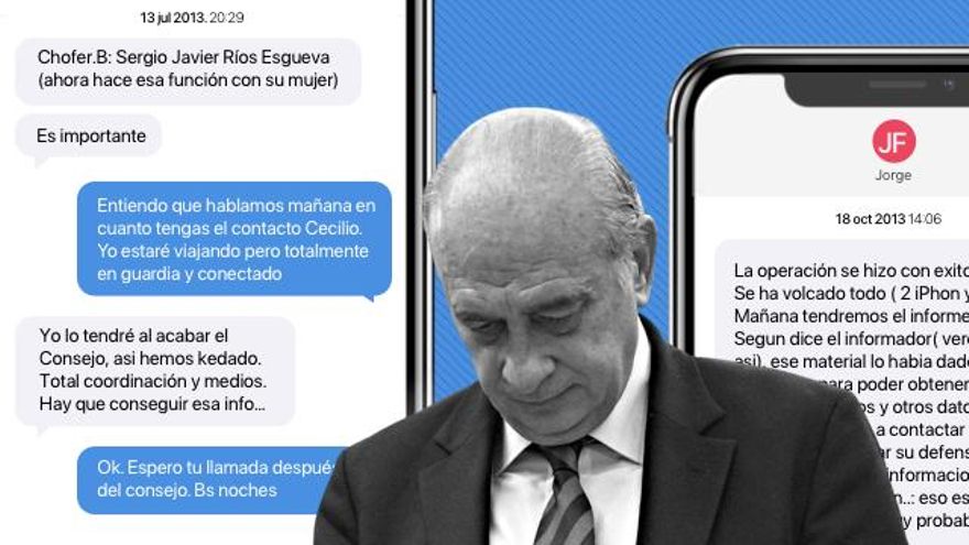 Comunicaciones entre Jorge Fernández Díaz y Francisco Martínez