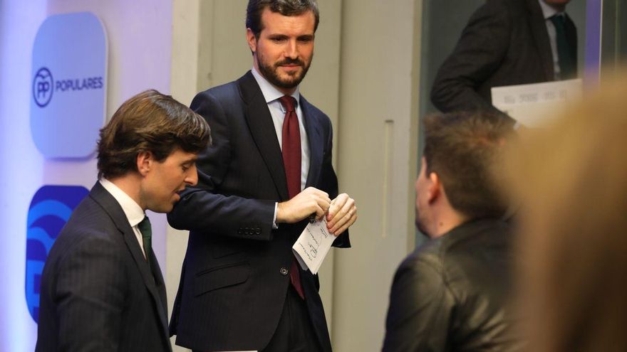 Pablo Casado y Pablo Montesinos.