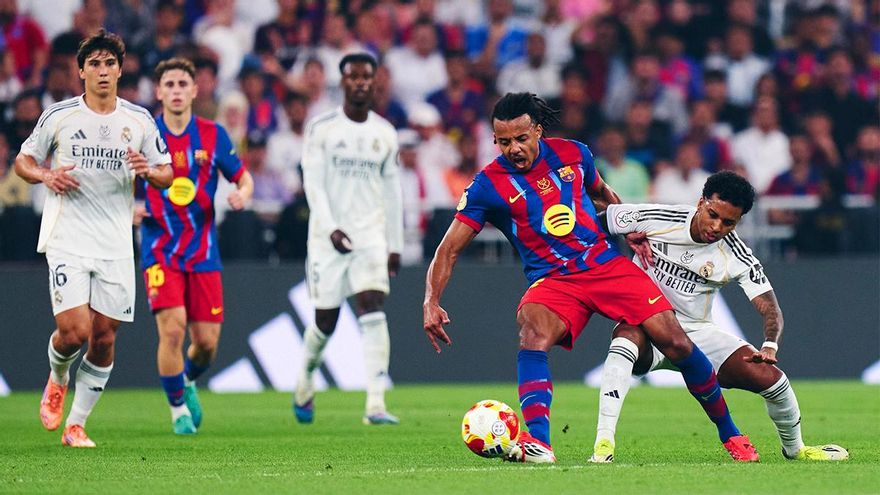 La final Barça-Madrid de la Supercopa (18.9%) brilla en Movistar Plus+ con 2.4 millones, lo más visto del domingo en TV